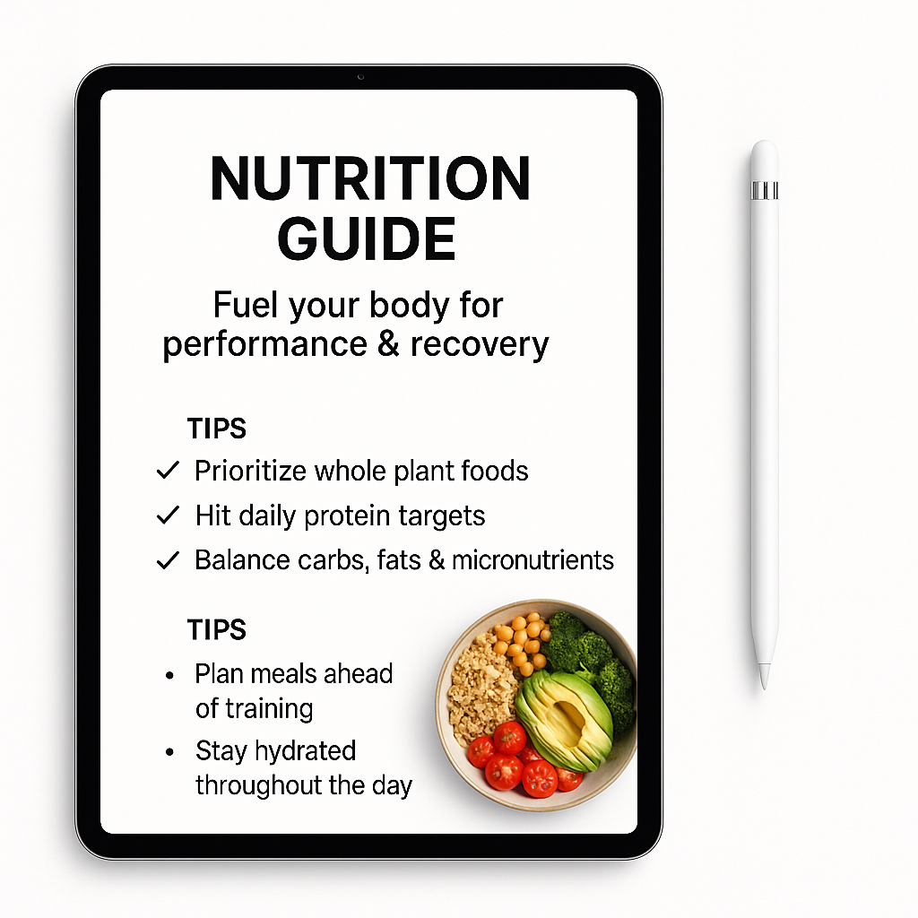 Nutrition Guide/Ebook