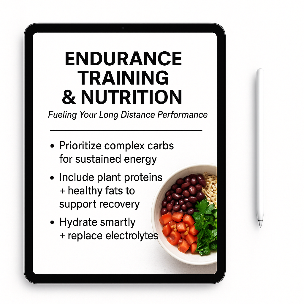 12-Week Endurance Training & Nutrition Plan Ebook/Guide
