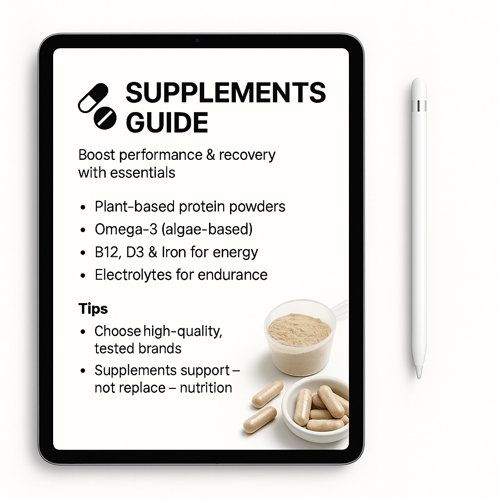 Supplements Guide/Ebook For Beginners & Athletes