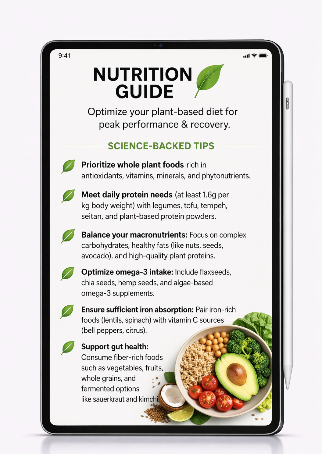 Nutrition Guide/Ebook