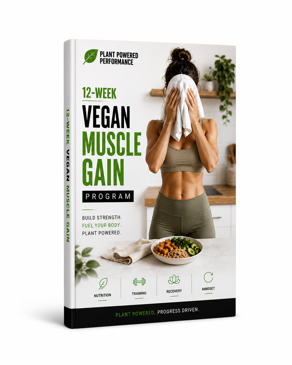 12-Week Vegan Muscle Gain For Women Ebook/Guide