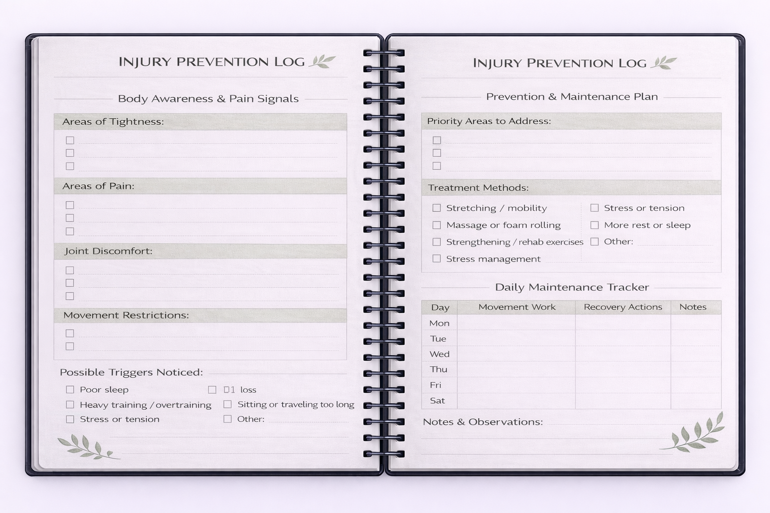Recovery & Mobility Master Guide