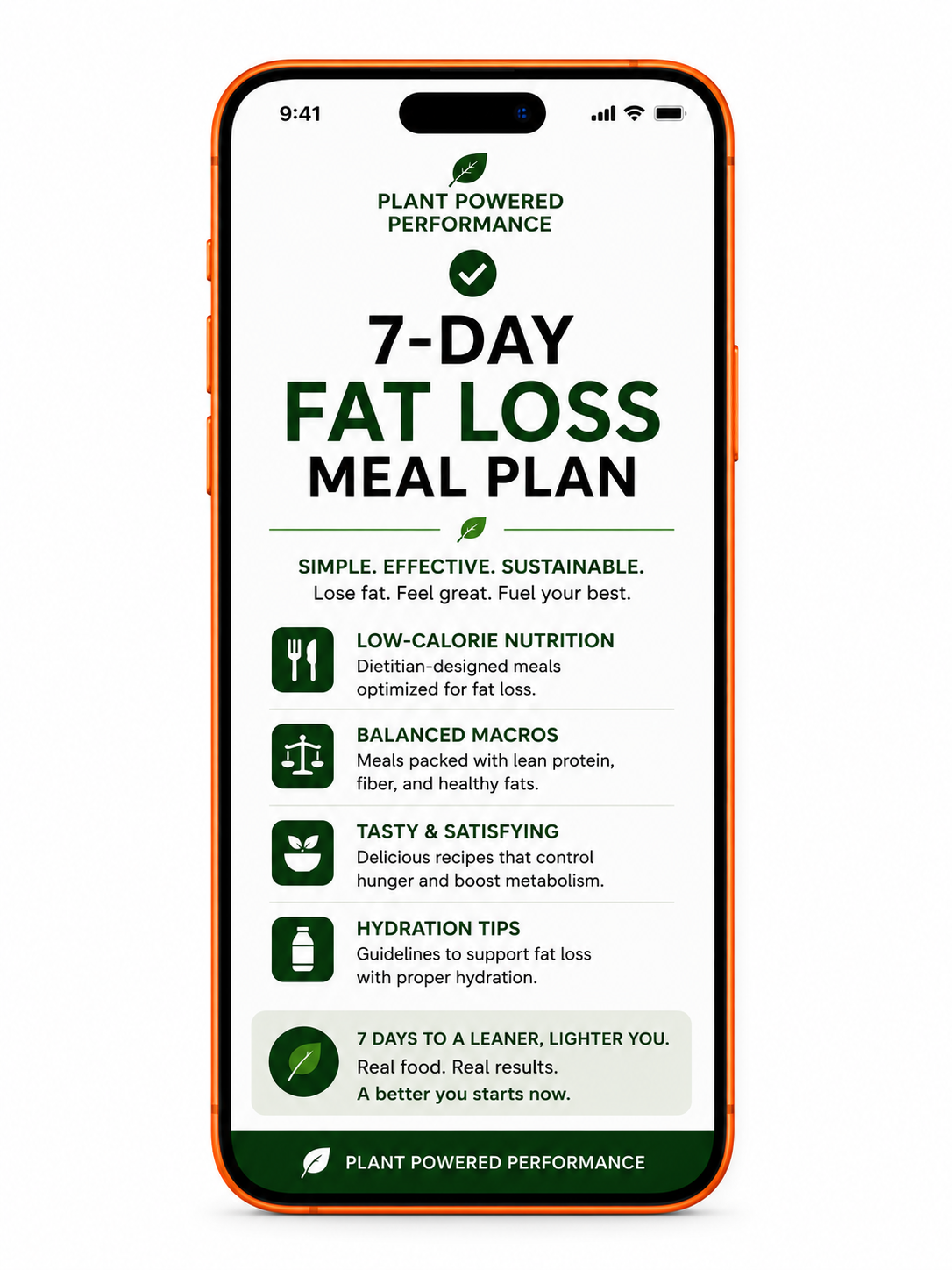 7-Day Fat Loss Program
