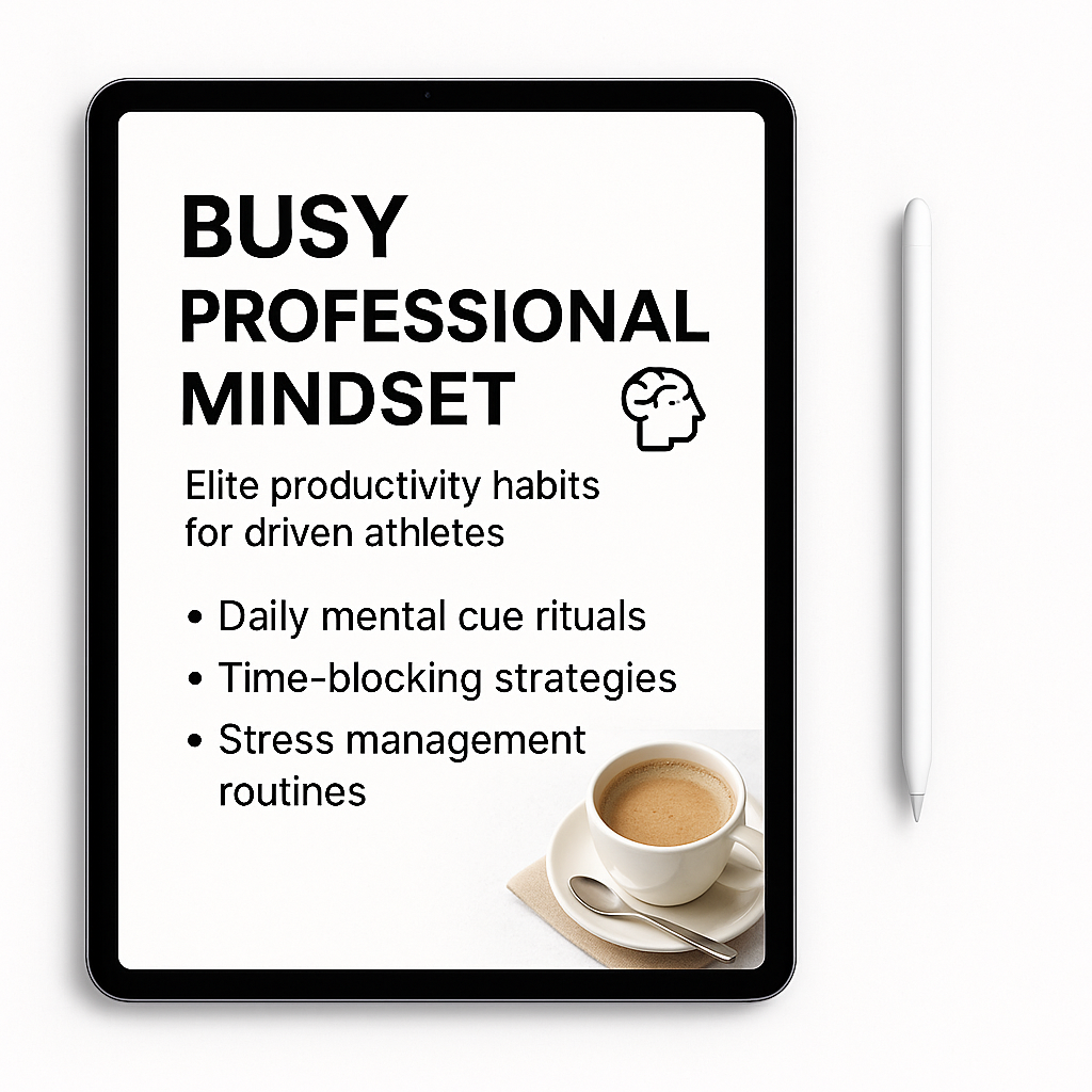 Busy Professional Mindset Ebook/Guide