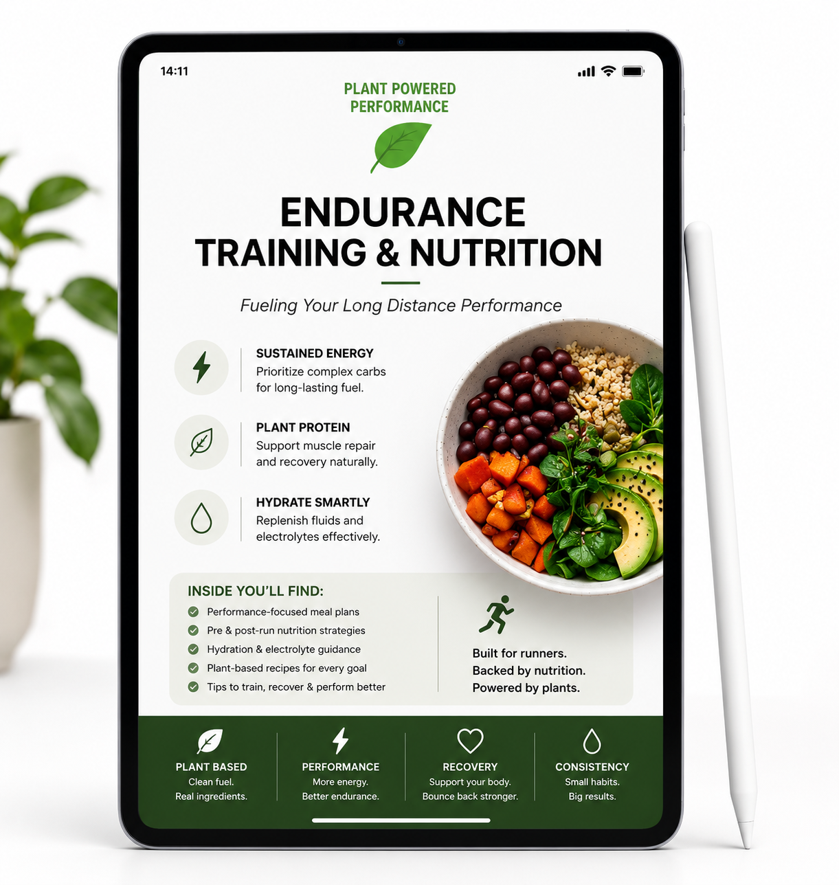 12-Week Endurance Training & Nutrition Plan