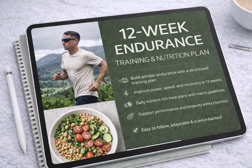 12-Week Endurance Training & Nutrition Plan Ebook/Guide