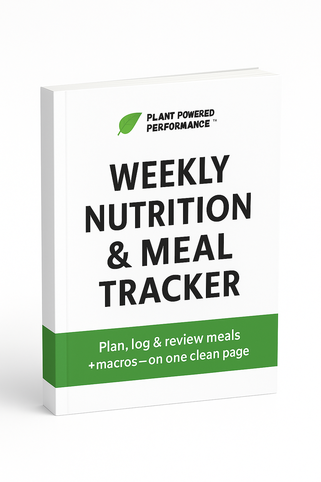 Weekly Nutrition & Meal Tracker/Template