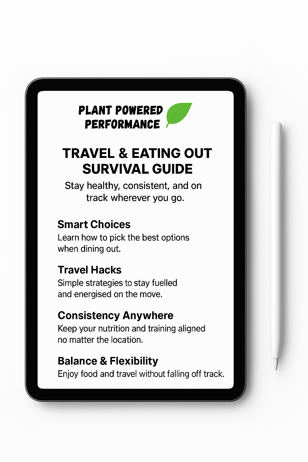 Travel & Eating Out Survival Guide/Ebook