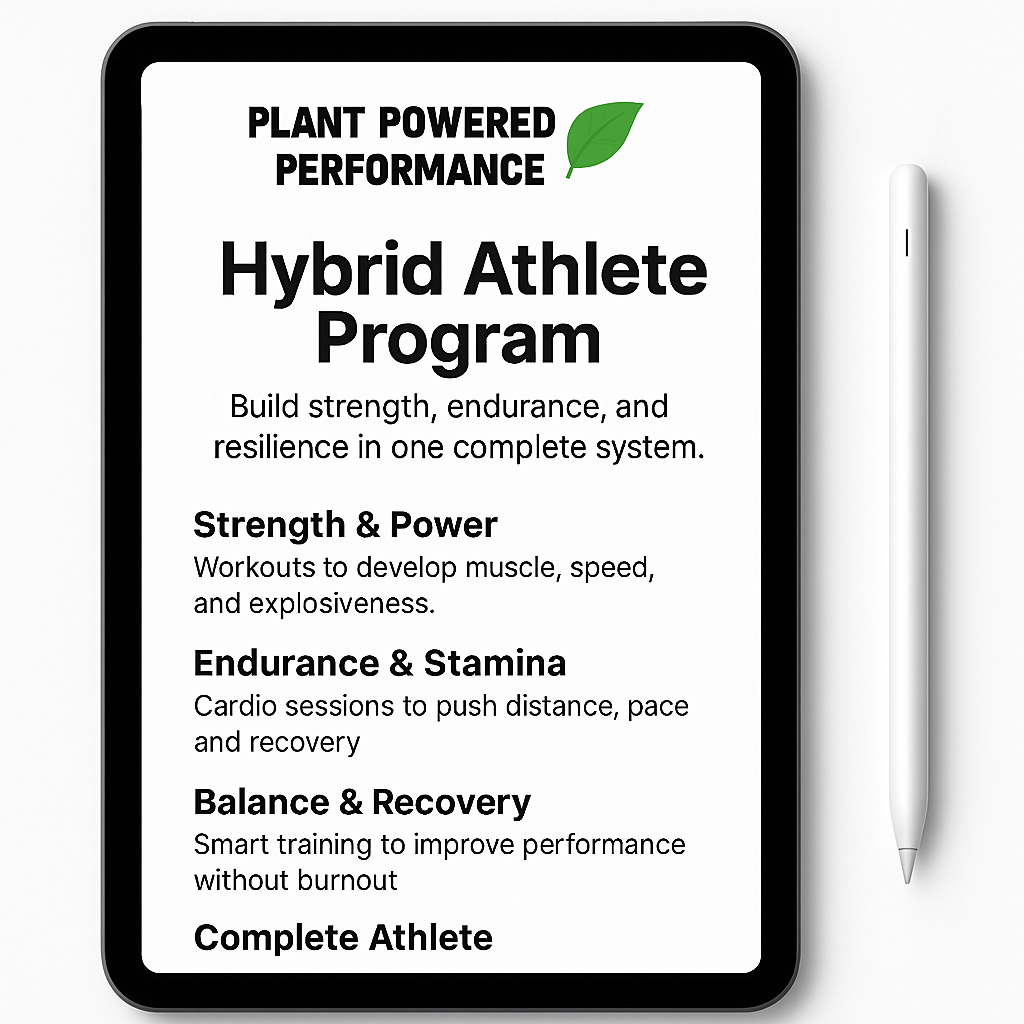 Hybrid Athlete Program Ebook/Guide