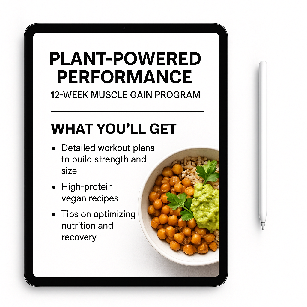 12-Week Muscle Gain Program Ebook/Guide