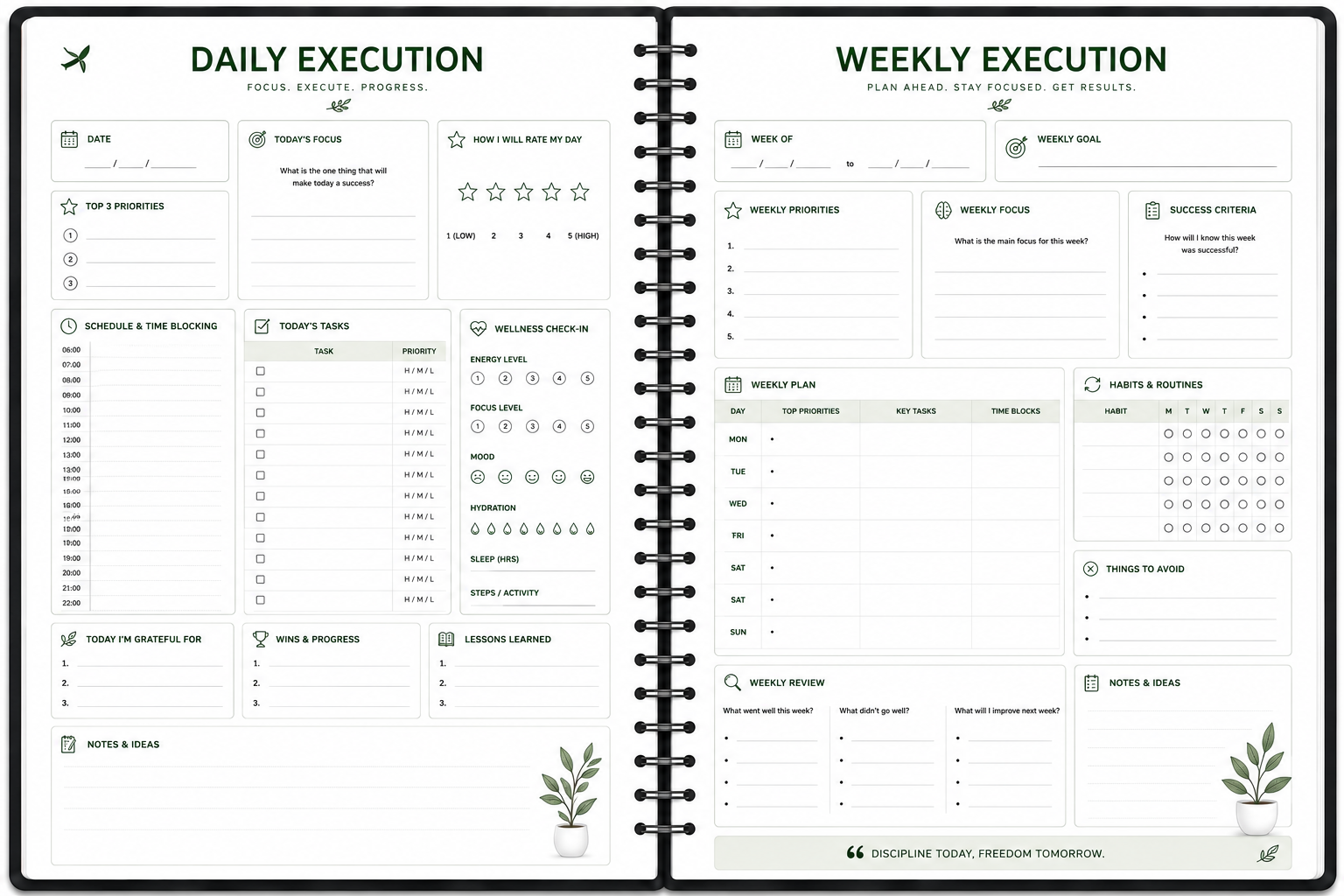 The 2026 Digital Execution Planner