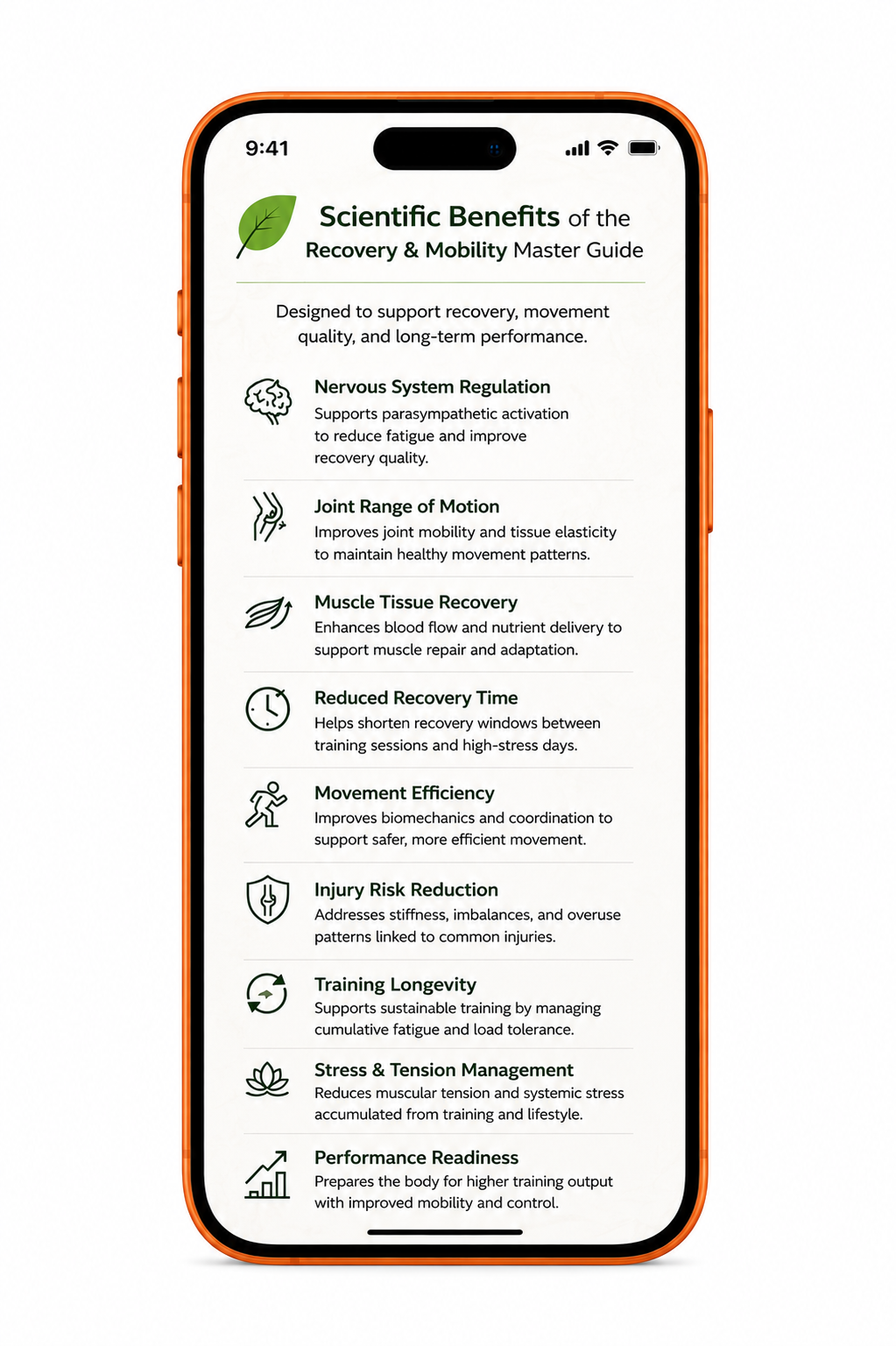 Recovery & Mobility Master Guide