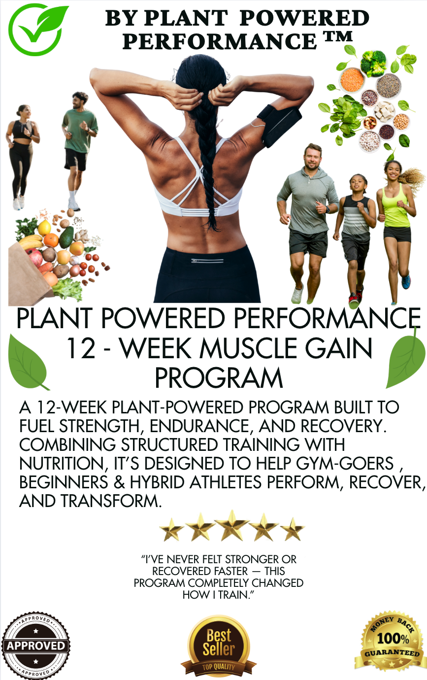 Plant Powered Performance™ 12-Week Muscle Gain Program Ebook/Guide