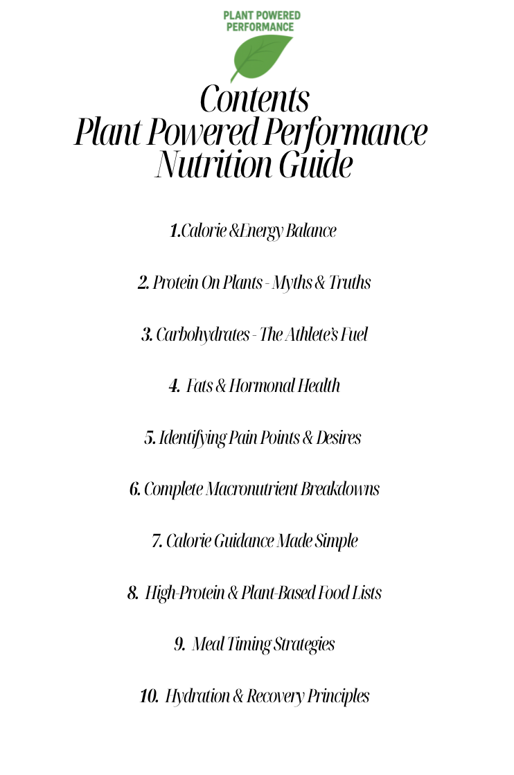 Nutrition Guide/Ebook
