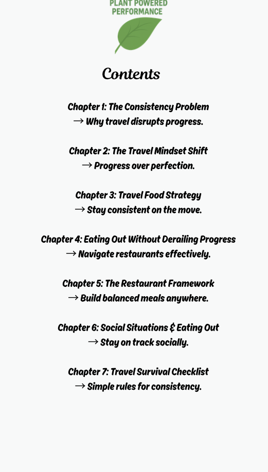 Travel & Eating Out Survival Guide/Ebook