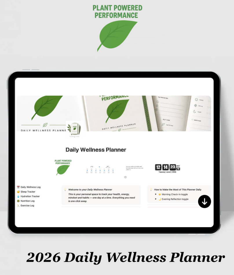 The 2026 Digital Daily Wellness Planner/Journal