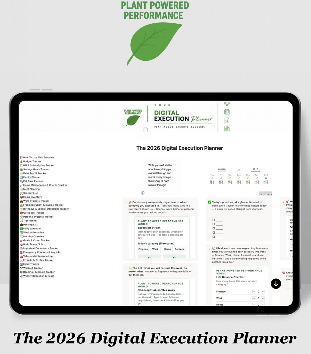 The 2026 Digital Execution Planner